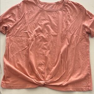 Casual Peach Knot Tee
